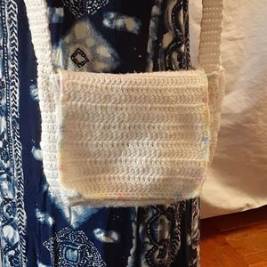 Hand made knit purse